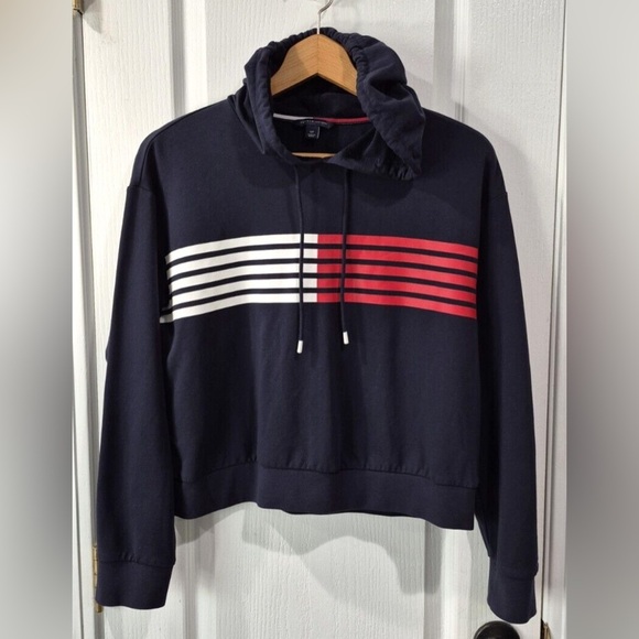Tommy Hilfiger Tops - Tommy Hilfiger Women’s Cropped Hoodie